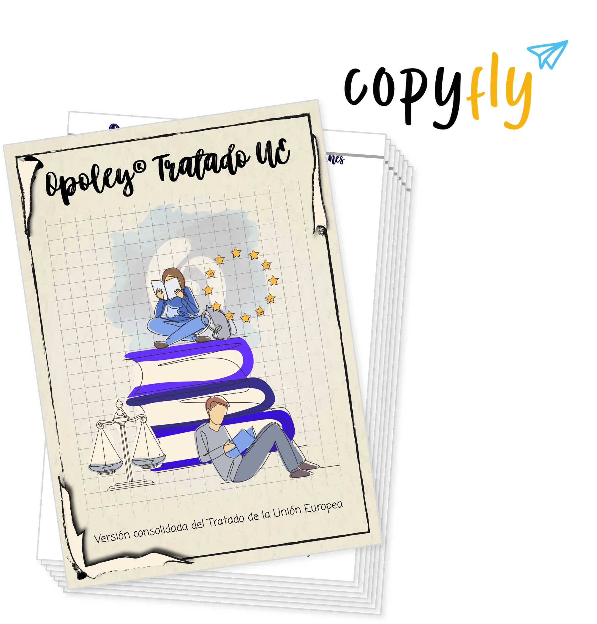 Imagen de muestra de Copyfly y la Opoley Tratado UE