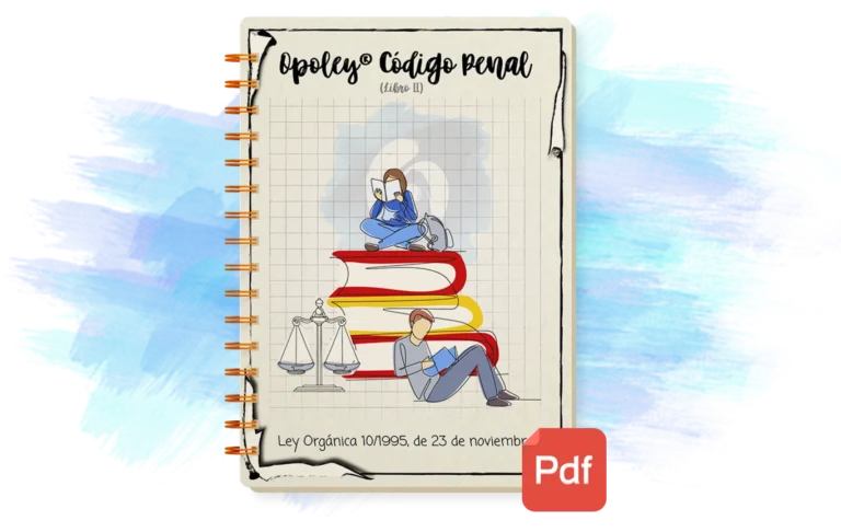 Imagen de muestra del Opolibro II de la Opoley Código Penal