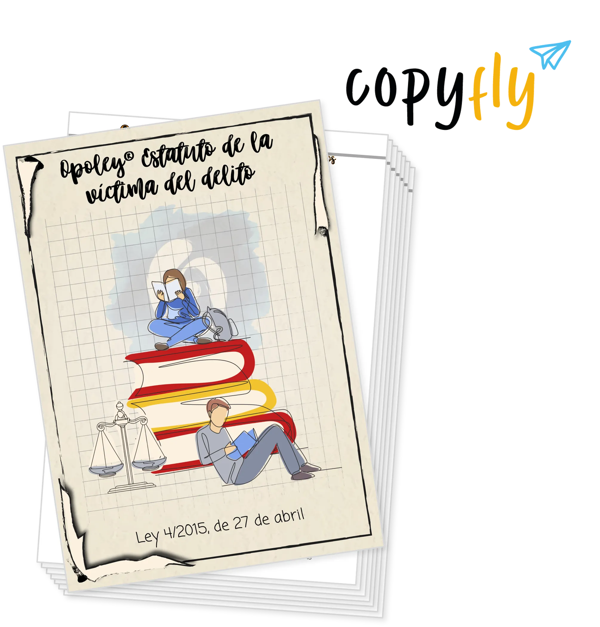 Imagen de muestra de Copyfly y la Opoley Estatuto Víctima del delito
