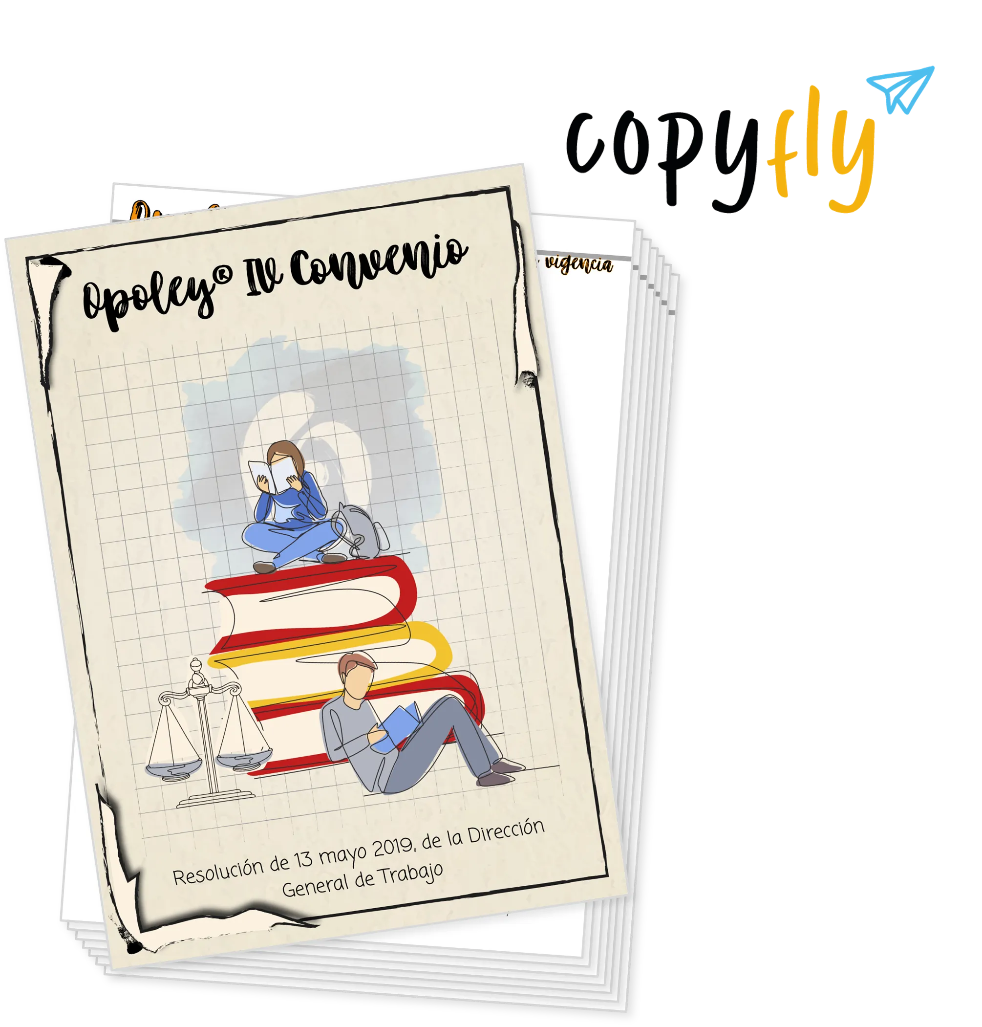 Imagen de muestra de Copyfly y la Opoley IV Convenio